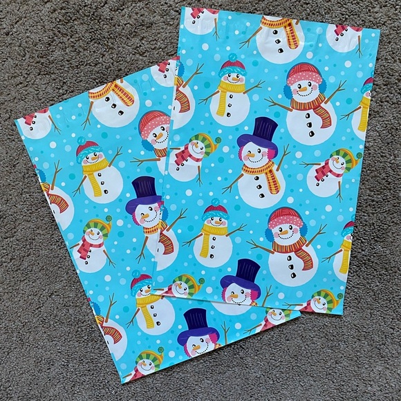 Snowmen 10x13 poly mailer bundle of 20 - Picture 1 of 1